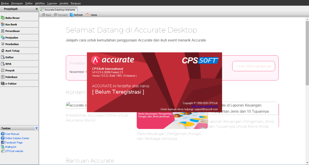 ACCURATE SOFTWARE SEBAGAI TEKNOLOGI INFORMASI