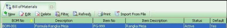 BOM5 - PROFESIONAL KONSULTANT TRAINING SOFTWARE ACCURATE