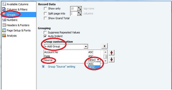 Menampilkan Indexing Laporan