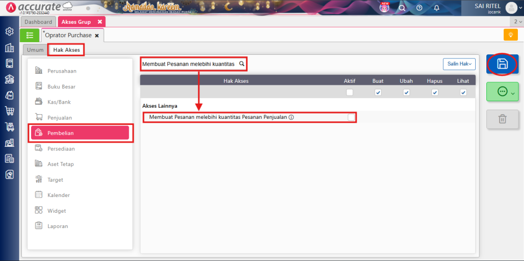 Tidak Bisa Membuat Pesanan Pembelian Melebihi Kuantitas Pesanan Penjualan